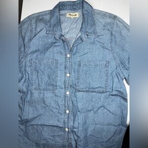 Madewell Denim Blue Button Down Shirt